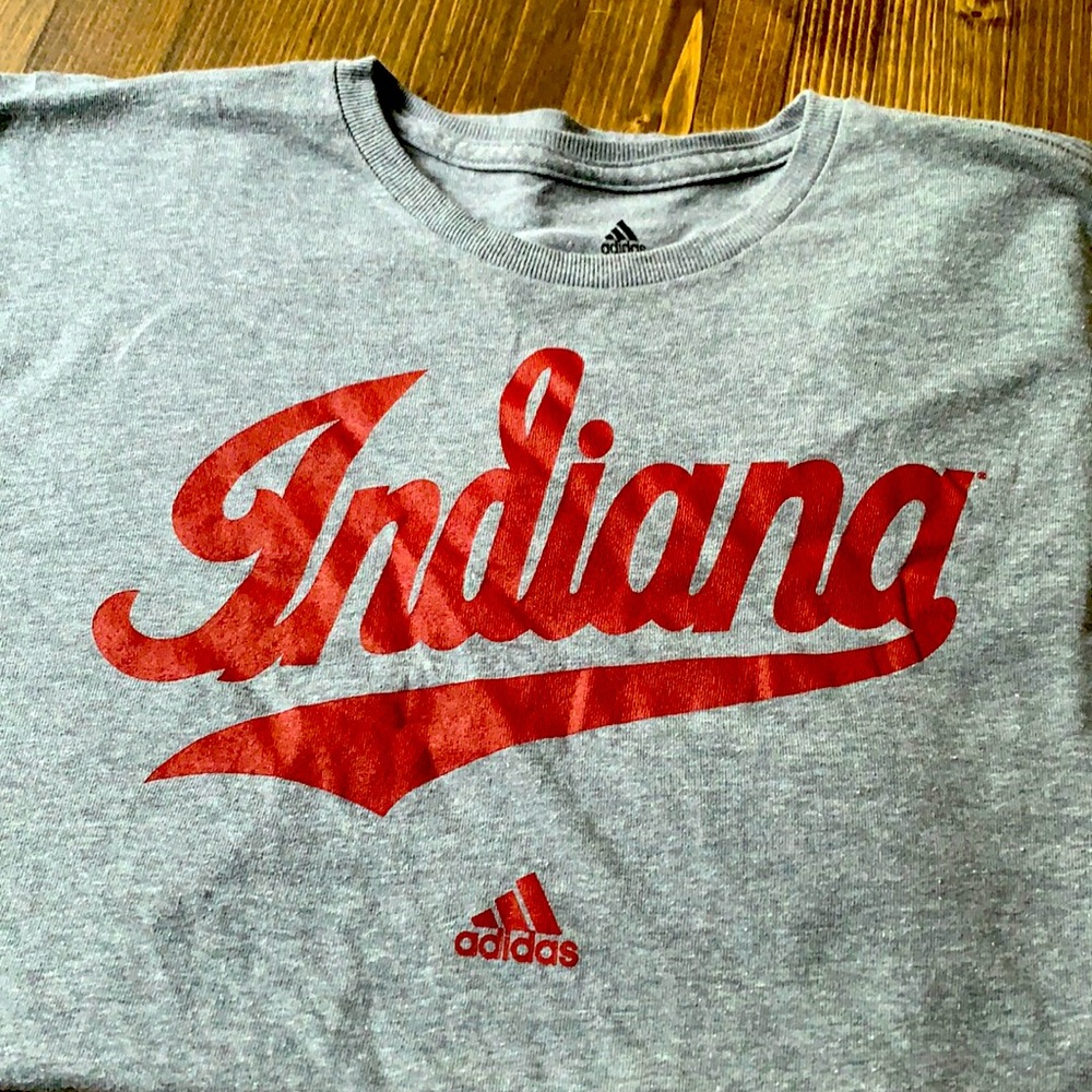Indiana University adidas short sleeved tee